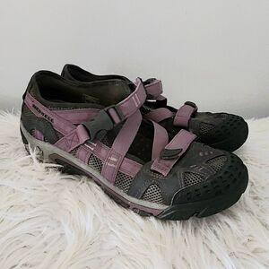 Merrell athletic hiking shoes vibram sole women's size 9.5